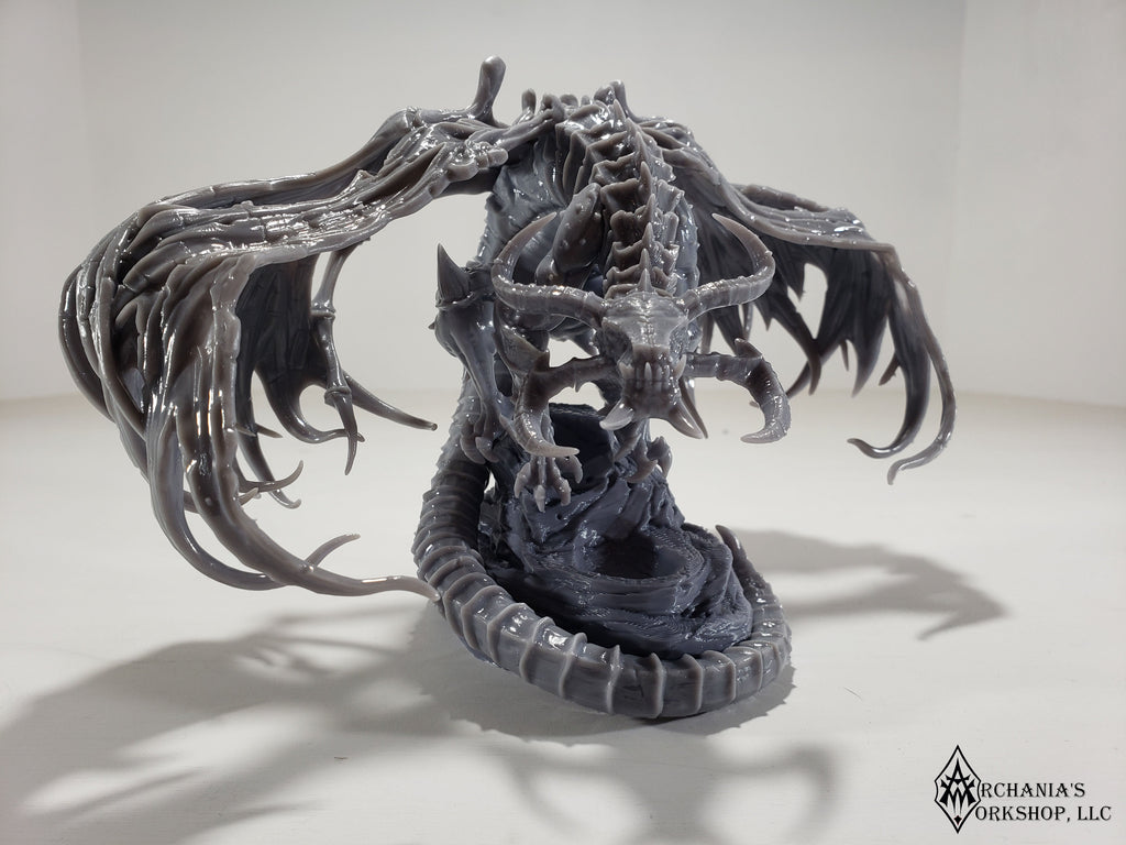 Black D20 Dragon