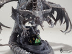 Black D20 Dragon