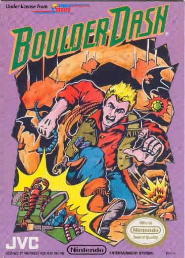 Boulder Dash (Nintendo NES) - Game Manual Only