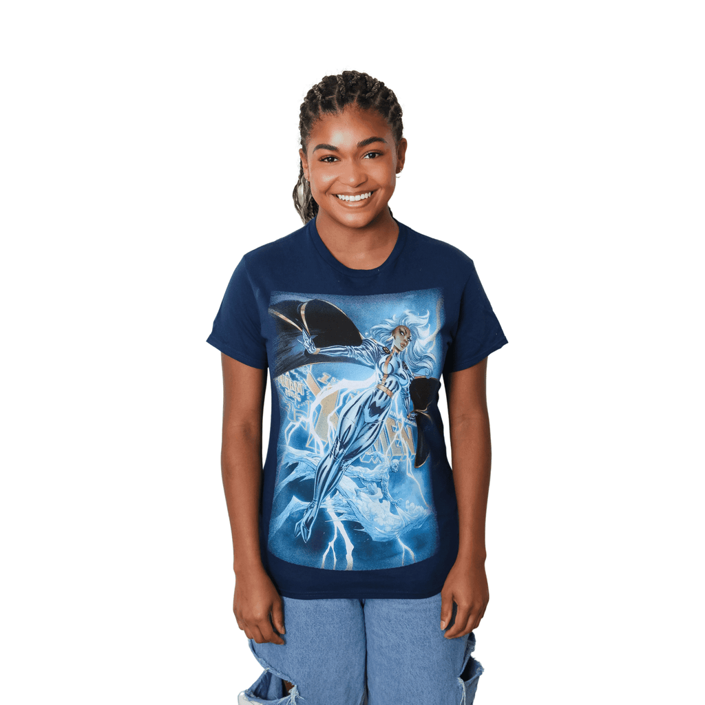 X-Men Uncanny Storm And Ice Man Marvel Comics Adult T Shirt - S