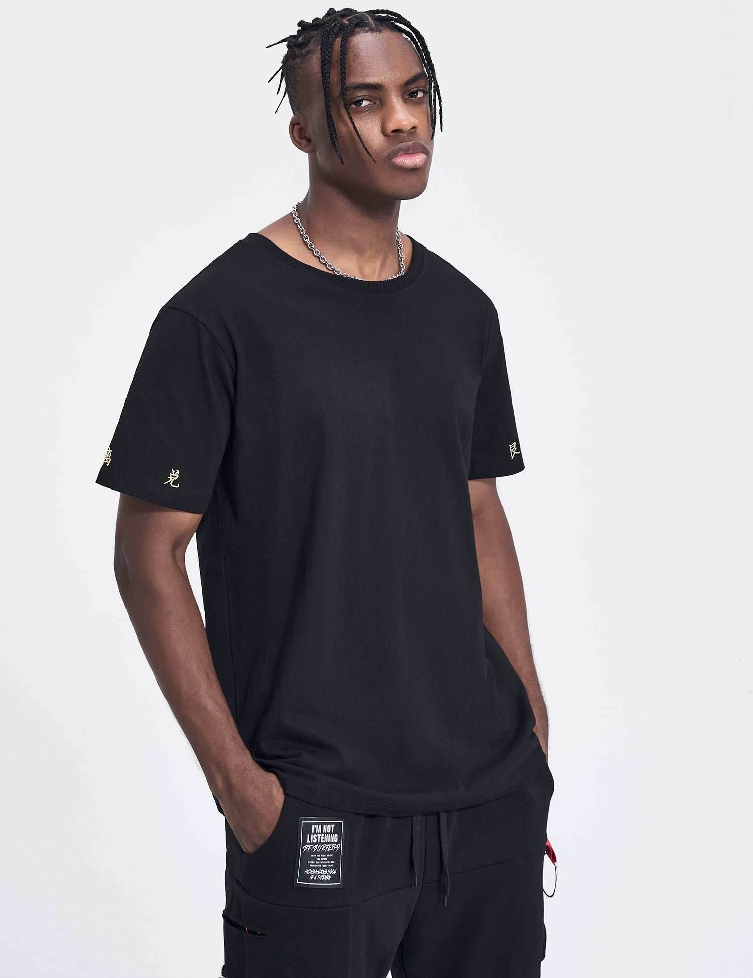 TBP2 Dragon Rebirth Embroidery Tee - Black / S