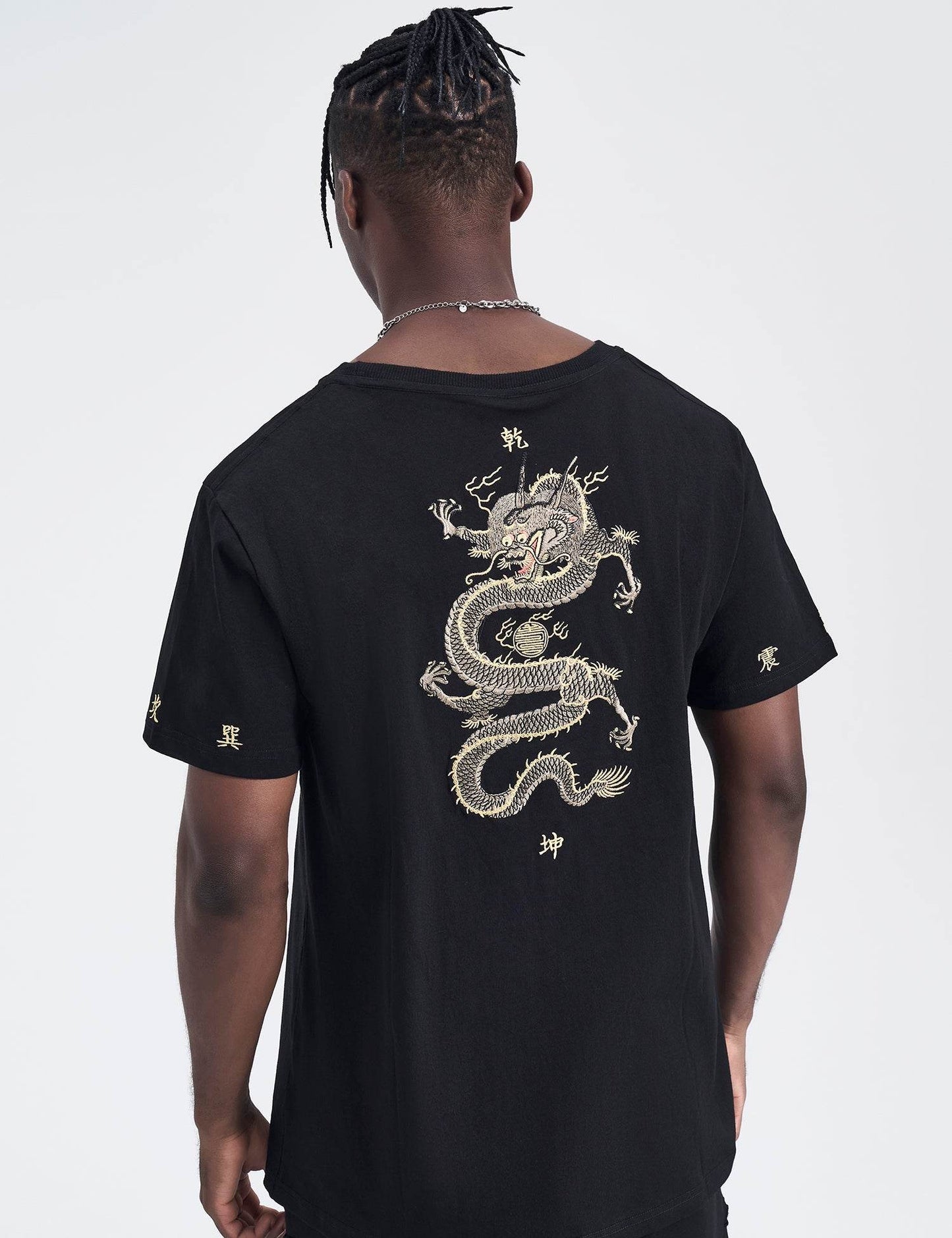 TBP2 Dragon Rebirth Embroidery Tee - Black / S