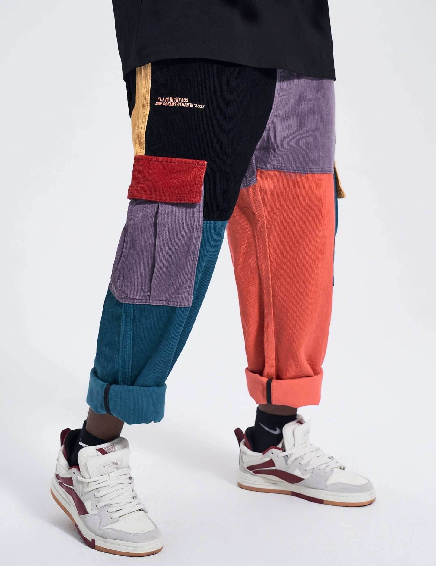 NP2 Urban Patchwork Cargo Pants - S