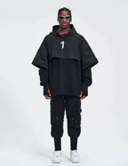 HiH18 I-Tech Layered Hoodie - Blue / M