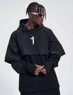 HiH18 I-Tech Layered Hoodie - Blue / M