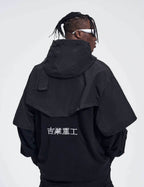 HiH18 I-Tech Layered Hoodie - Blue / M