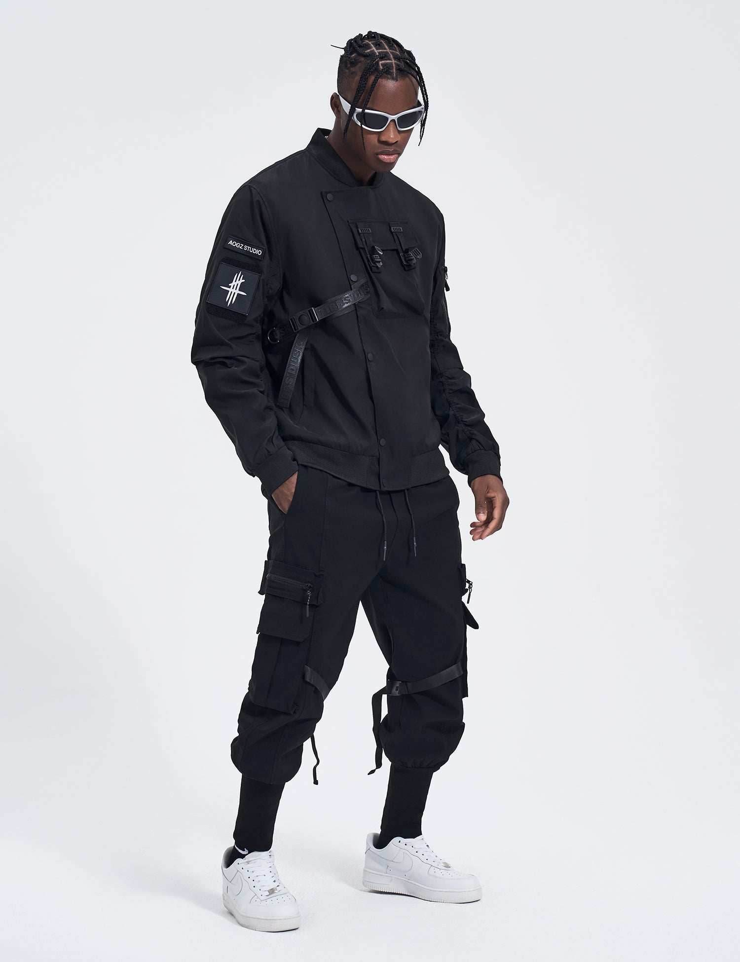 DuskJ6 Scar Slash Bomber Jacket - S