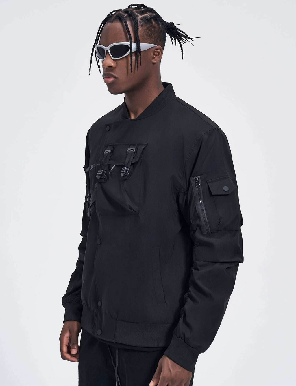 DuskJ6 Scar Slash Bomber Jacket - S