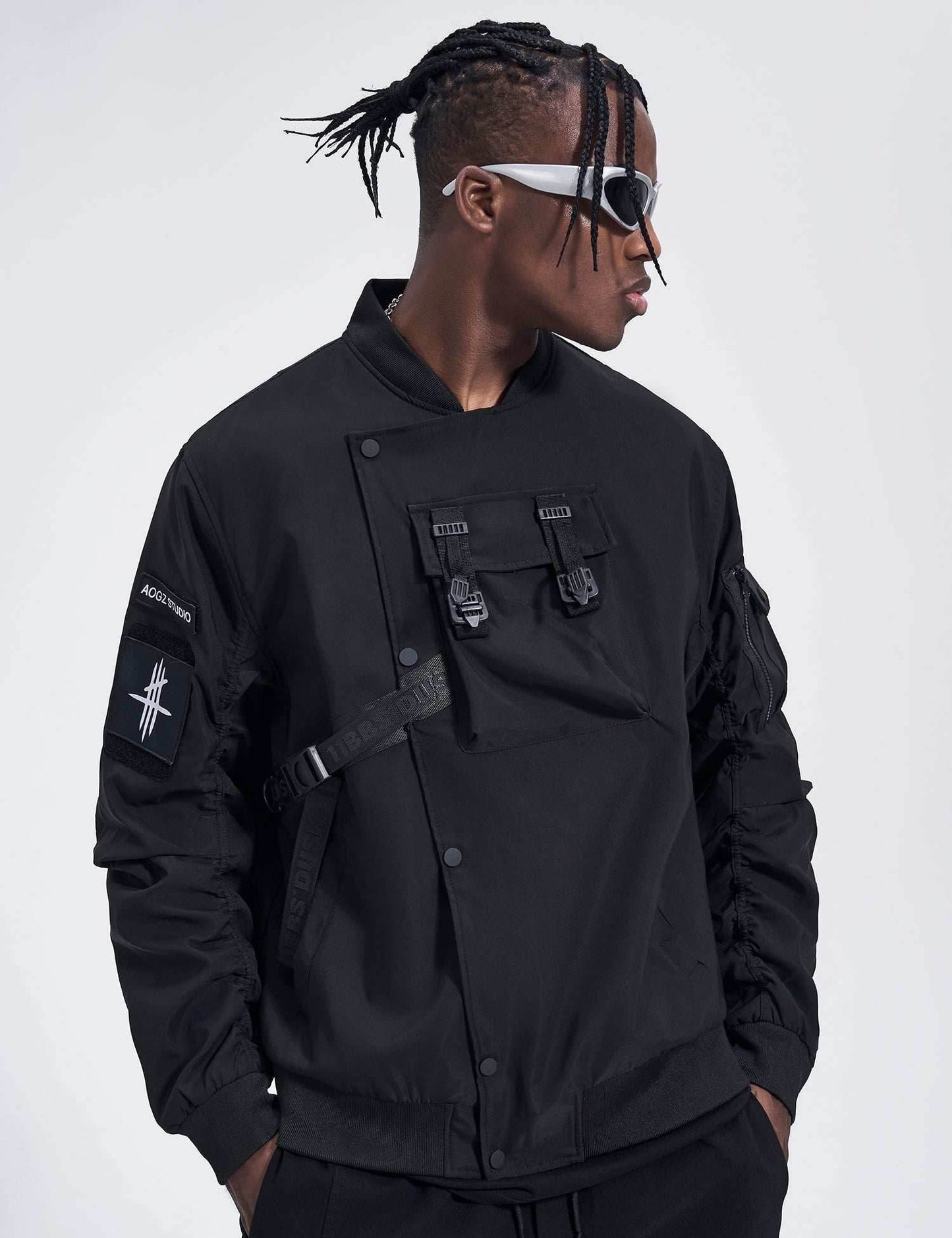 DuskJ6 Scar Slash Bomber Jacket - S