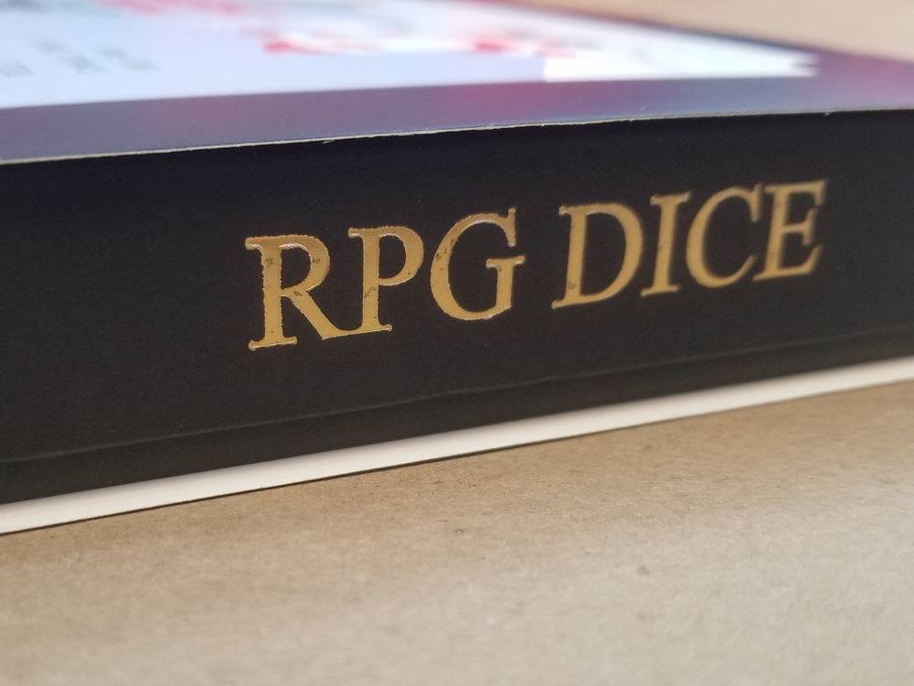 (Resin) 7-Dice Sets Gift Box | 5 Sets, Different Colors, Dungeons & Dragons Dice - 