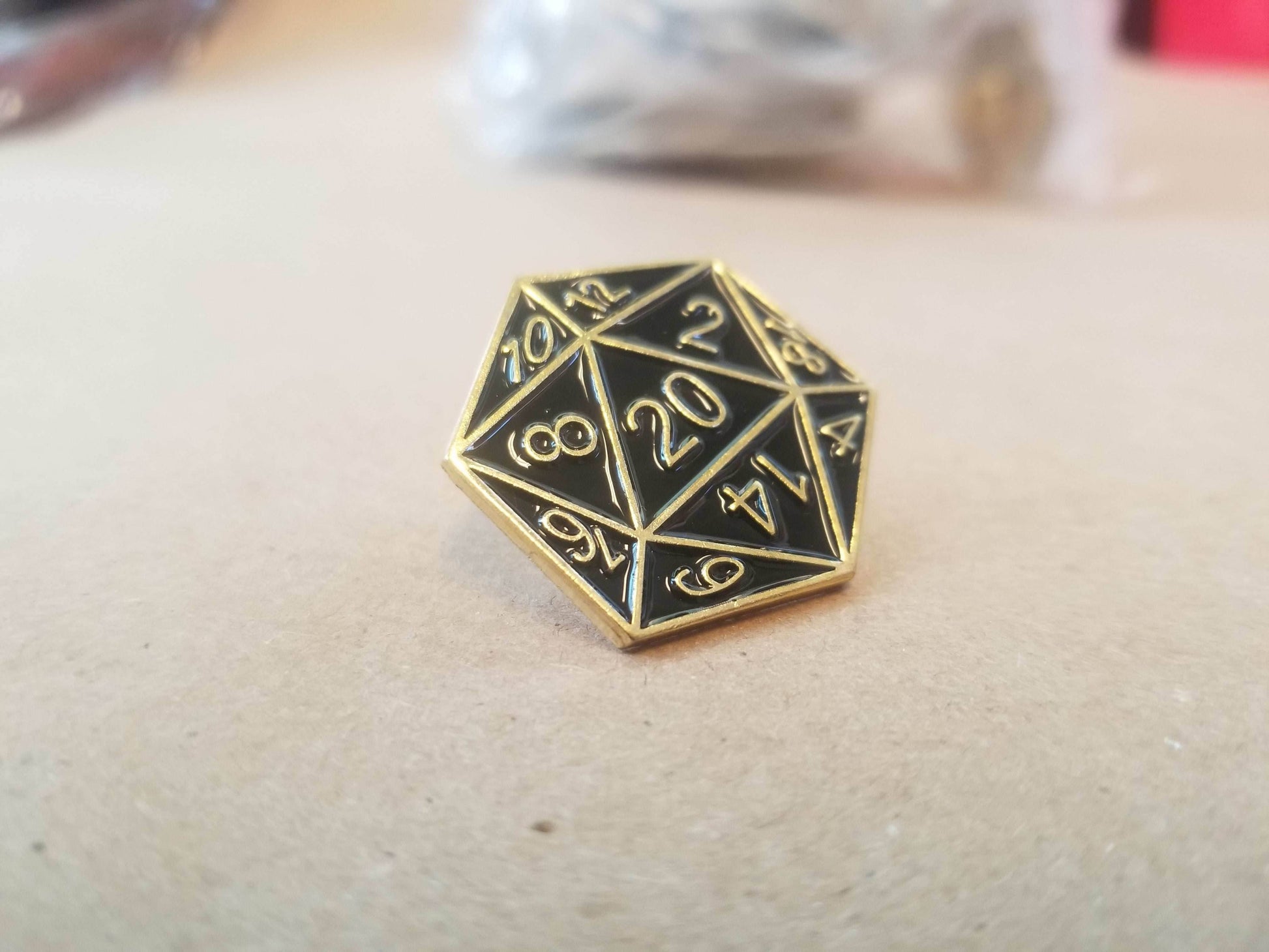 Mystery Dice Lapel Pin - 