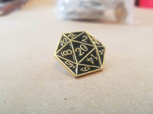 Mystery Dice Lapel Pin - 