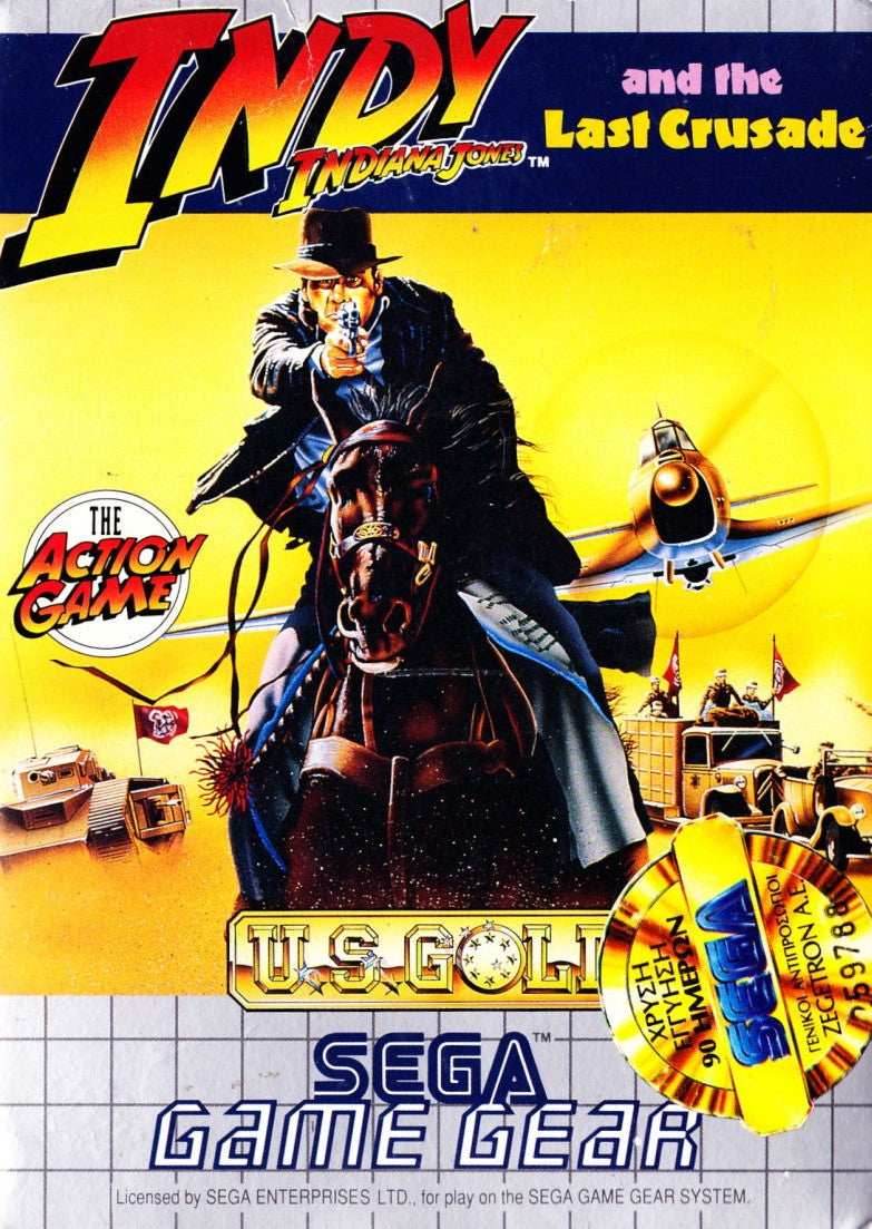 Indiana Jones and the Last Crusade (Sega Game Gear) - Game Manual Only