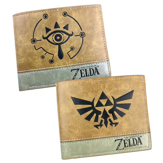 2023 New Unisex Pu Leather Wallets Games Zeldas Figures LOGO Short Wallet for Men Bank ID Card Holder Coin Purse Cosplay Gift