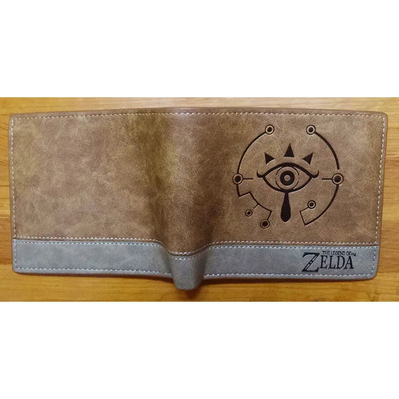 2023 New Unisex Pu Leather Wallets Games Zeldas Figures LOGO Short Wallet for Men Bank ID Card Holder Coin Purse Cosplay Gift