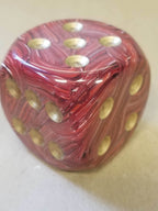 Factory Second 50mm d6 Dice by Chessex (Multiple Colors) - Burgundy Red