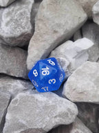 Time Walker | Blue w/White Glitter 7-Dice Set RPG Dice Set - 
