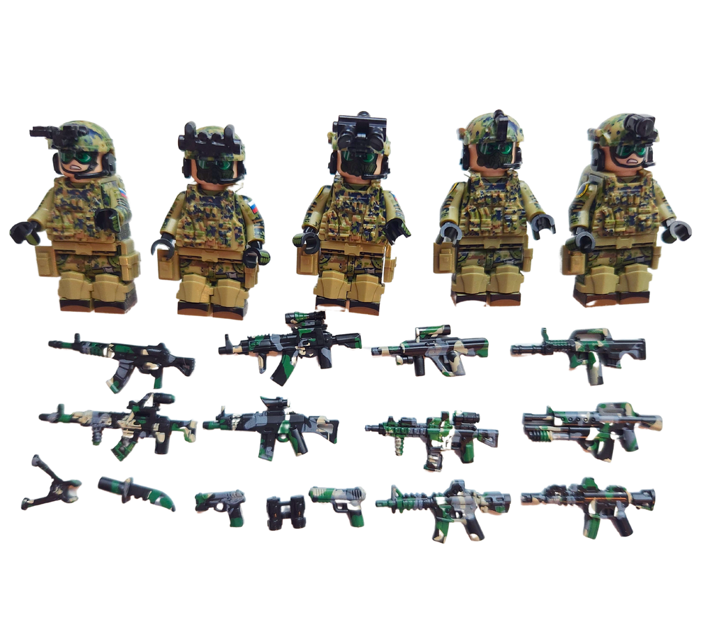 Russian Spetsnaz 5 Man Heavy Fire Team - Mil-Blox