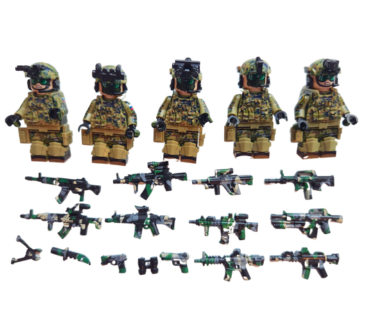 Russian Spetsnaz 5 Man Heavy Fire Team - Mil-Blox
