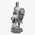 Batman: Champion of Gotham City Statue — Silver Edition - 