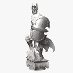 Batman: Champion of Gotham City Statue — Silver Edition - 