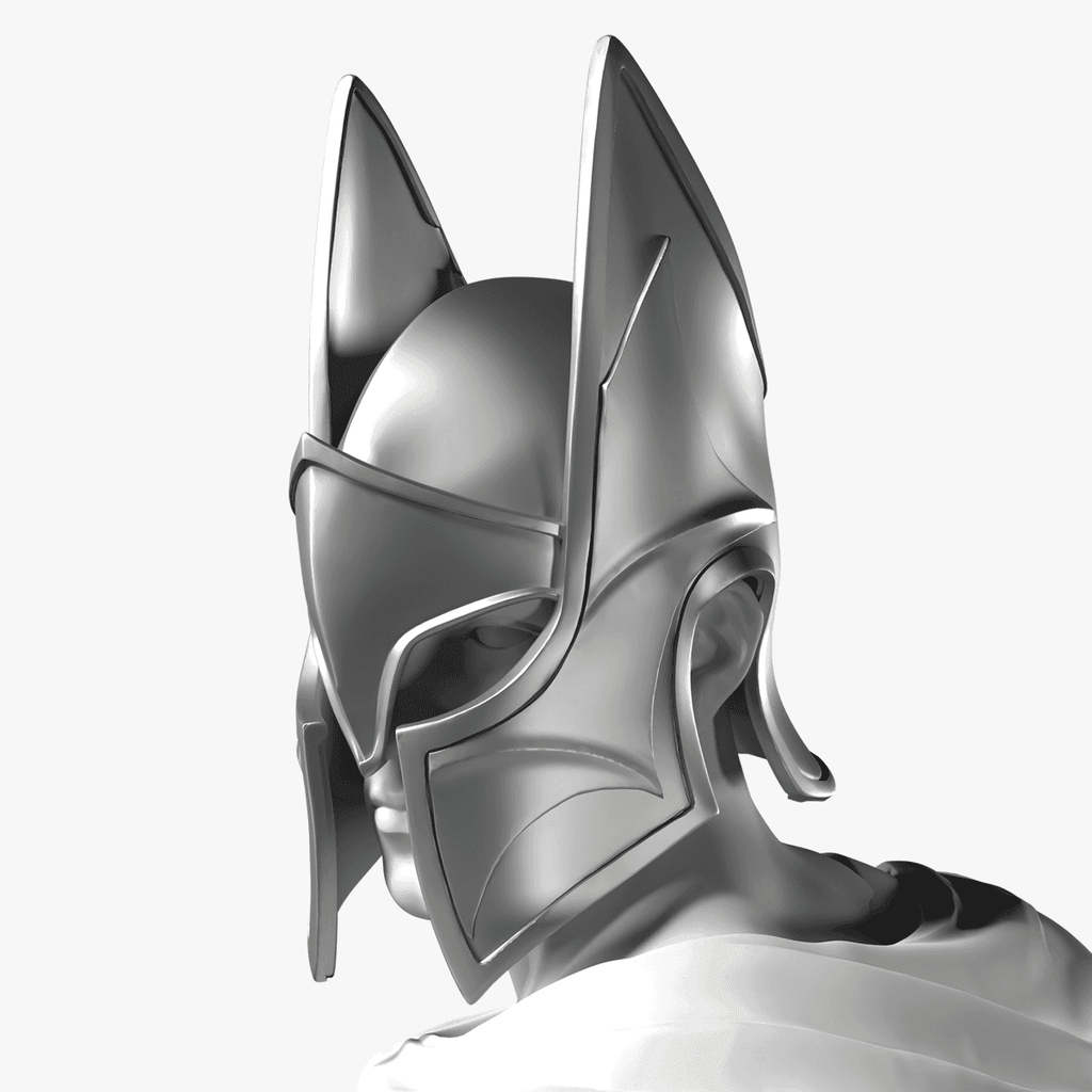 Batman: Champion of Gotham City Statue — Silver Edition - 