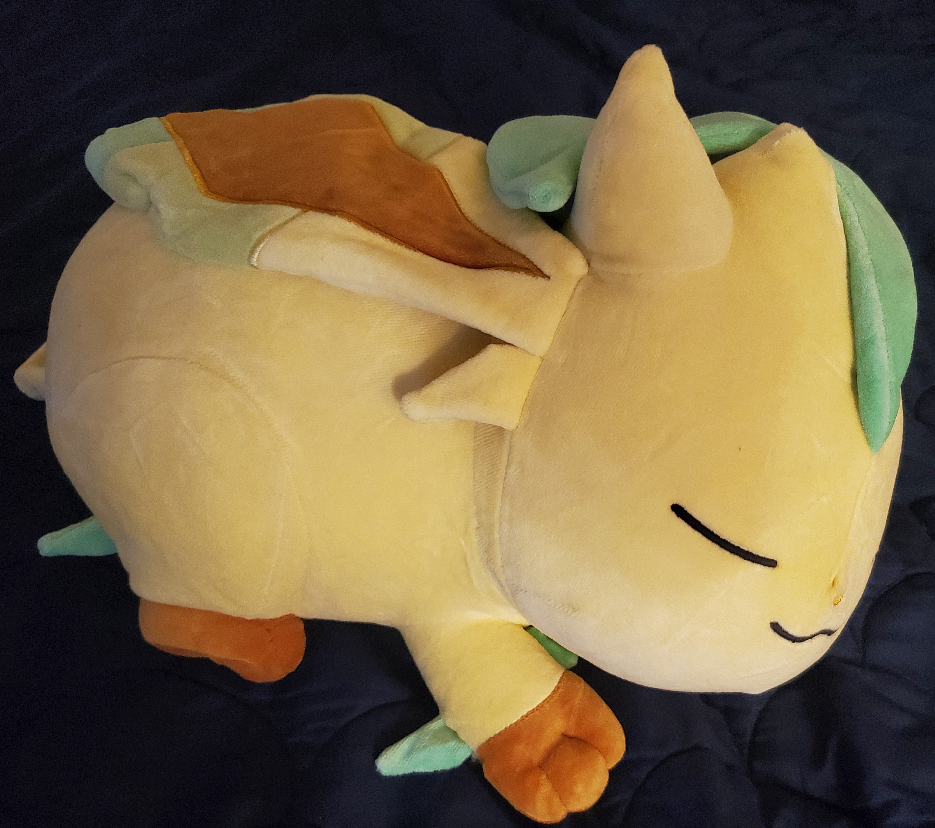 Pokemon Center Leafeon Sleeper Plush Eeveelutions Plush Rare Authentic