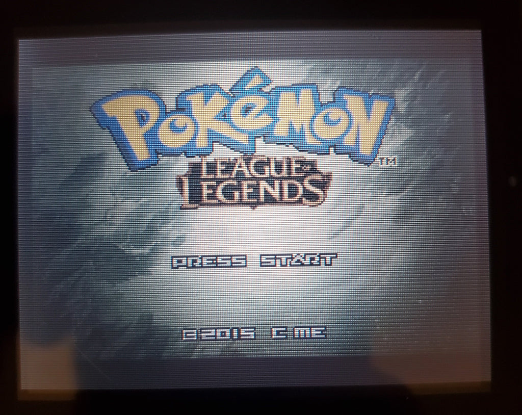 Pokemon League of Legends GBA ROM Hack Video Game Gameboy Advance