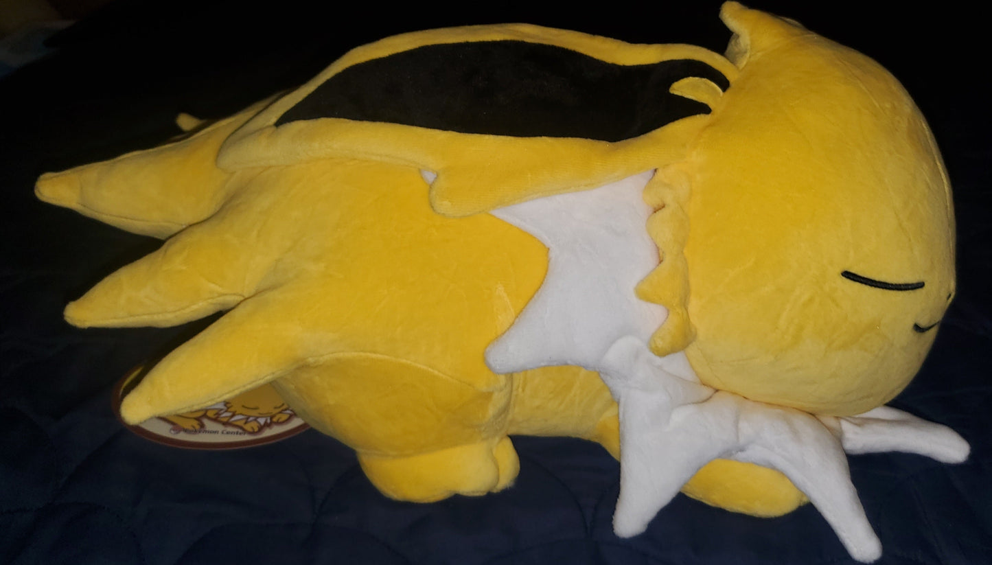 Pokemon Center Jolteon Sleeper Plush Eeveelutions Plush Rare Authentic