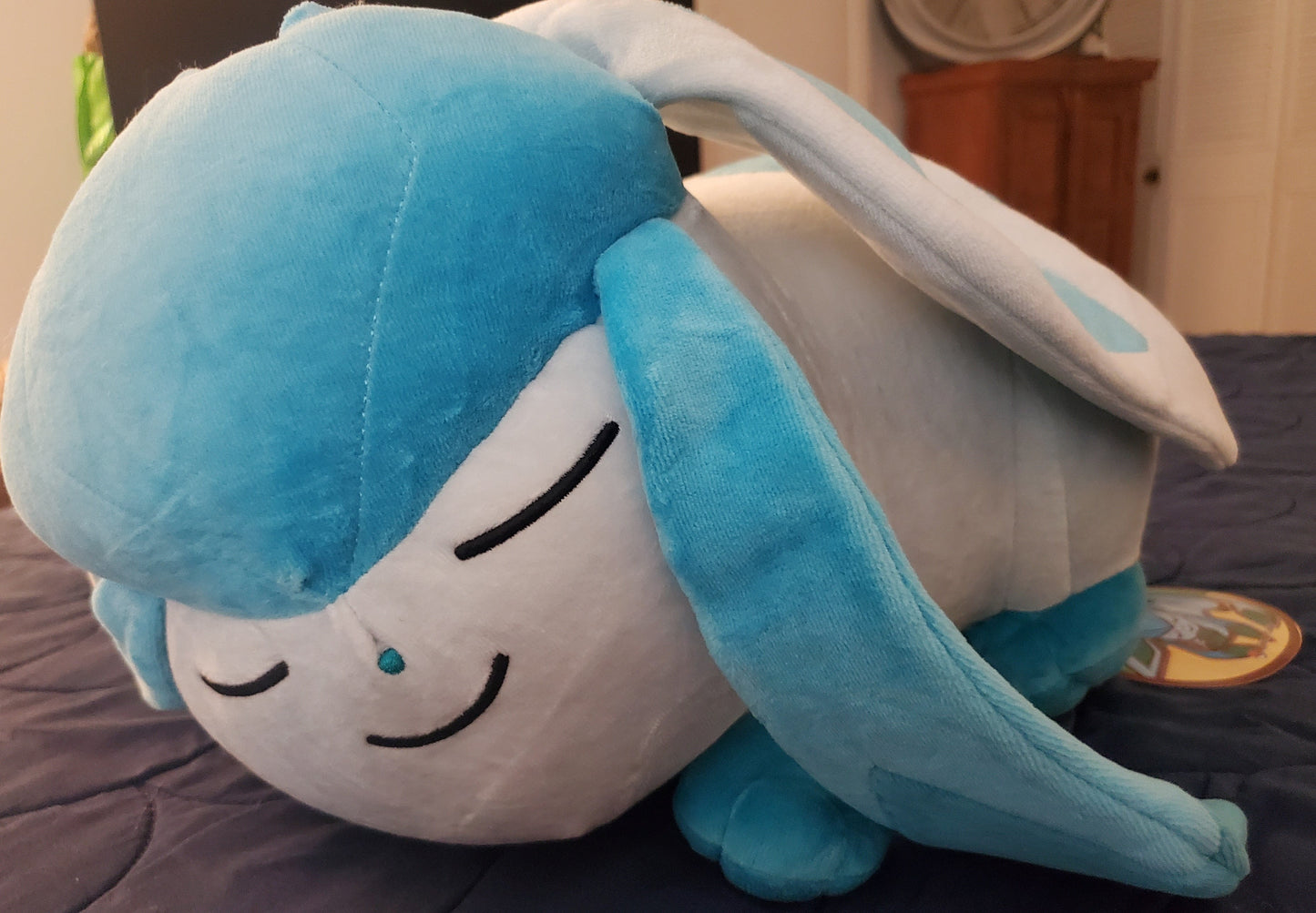 Pokemon Center Glaceon Sleeper Plush Eeveelutions Plush Rare Authentic