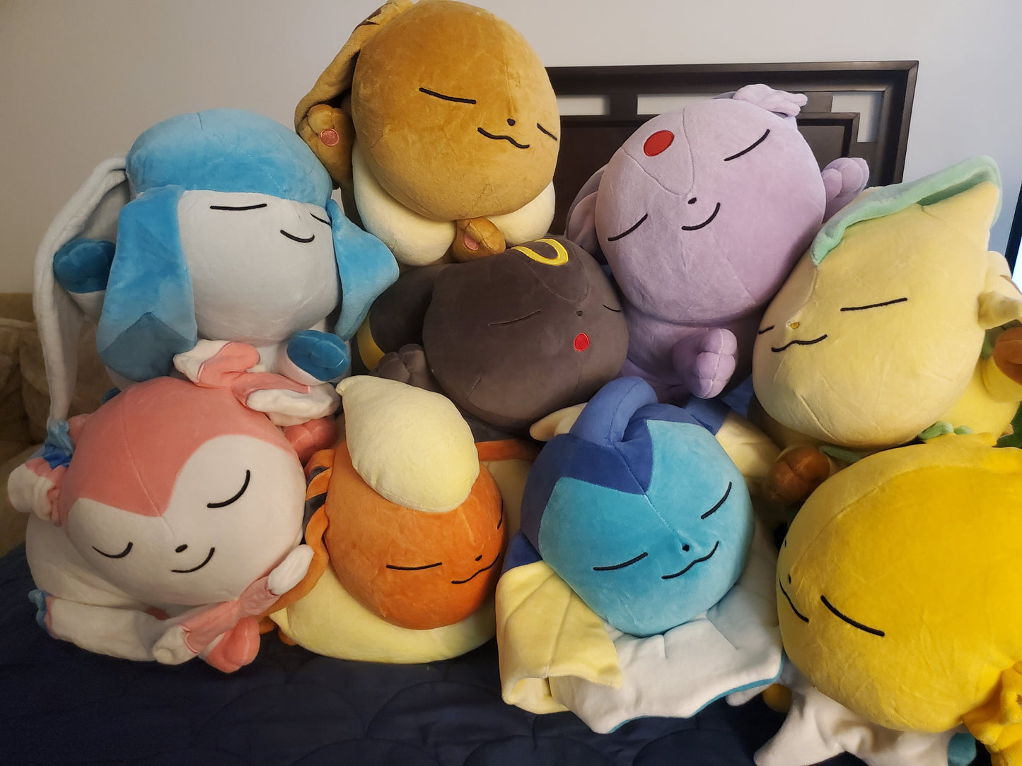 Pokemon Center Sleeper Plush Eeveelutions Plush Authentic Tags