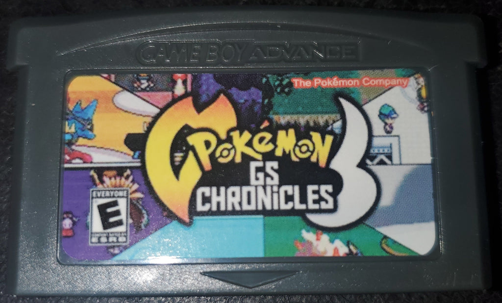 Pokemon GS Chronicles GBA ROM Hack Video Game Boy Advance V 2.7.1