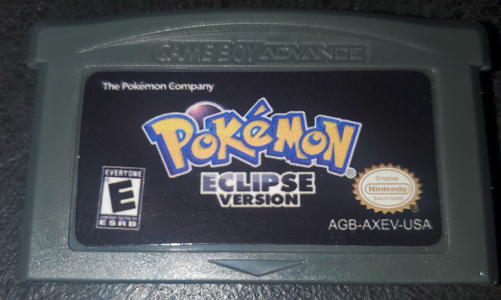 Pokemon Eclipse GBA ROM Hack Video Game Custom Gameboy Advance
