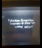 Pokemon Eruption GBA ROM Hack Video Game Custom Gameboy Advance
