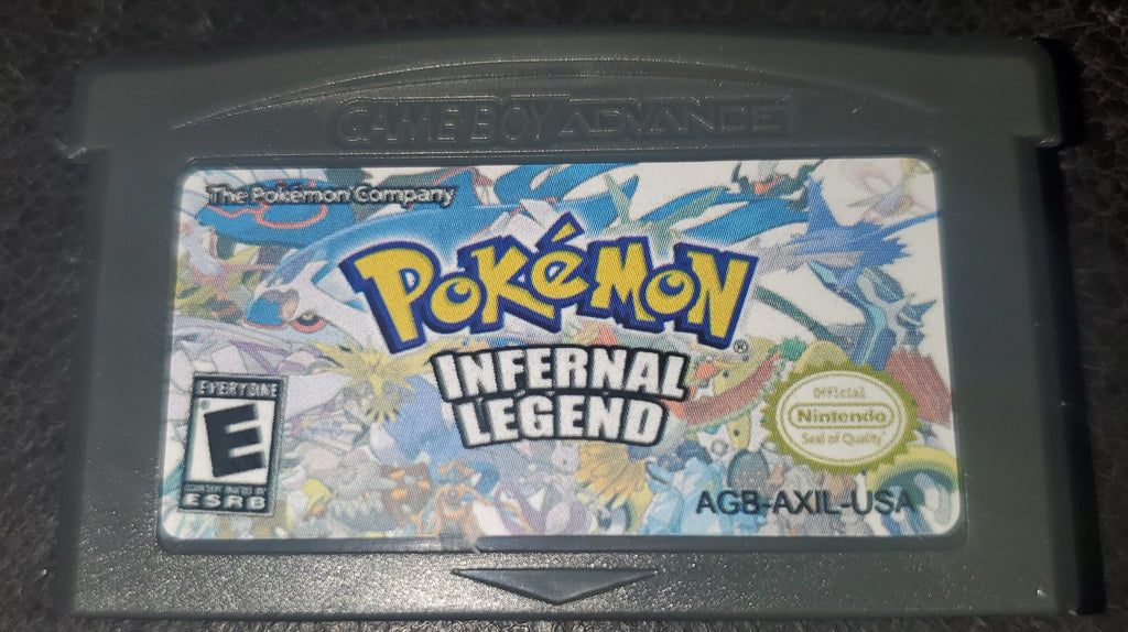 Pokemon Infernal Legends GBA ROM Hack Video Game Gameboy Advance