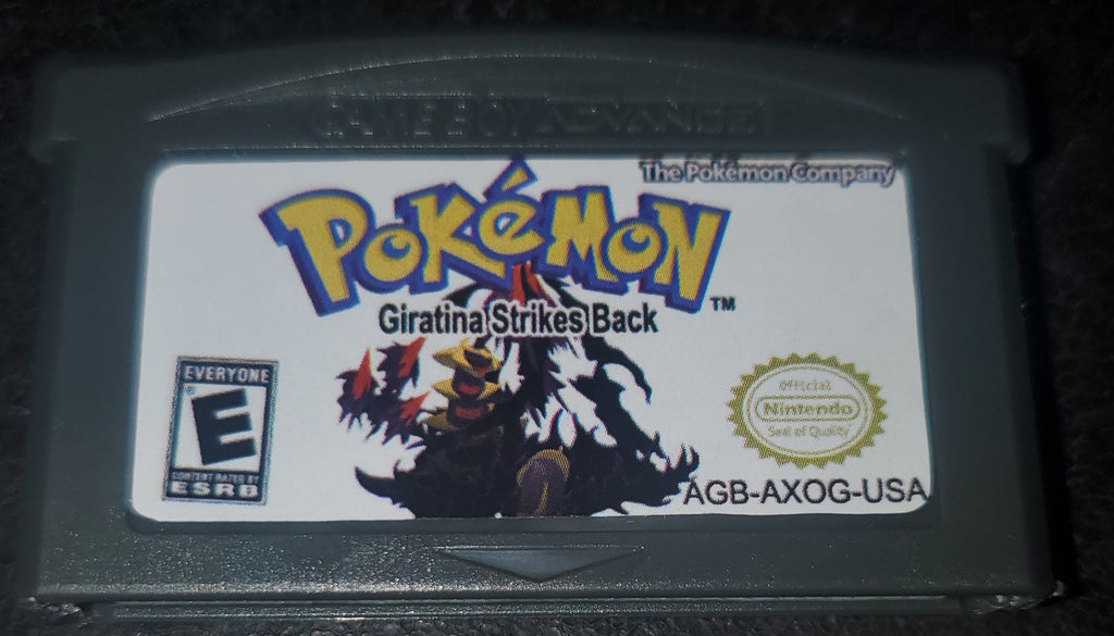 Pokemon Giratina Strikes Back GBA ROM Hack Video Game Boy Advance