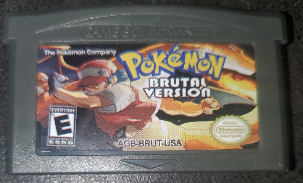 Pokemon Brutal GBA ROM Hack Video Game Custom Gameboy Advance