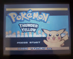 Pokemon Thunder Yellow GBA ROM Hack Video Game Custom Gameboy Advance