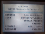 Pokemon Sovereign of the Skies GBA ROM Hack Video Game Gameboy Advance