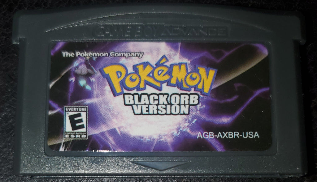 Pokemon Black Orb GBA ROM Hack Video Game Custom Gameboy Advance