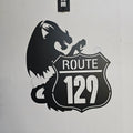 Tail of the Dragon Route 129 Wall Art – Custom Metal Road Sign Décor with Dragon, Garage or Mancave Gift, Multiple Sizes