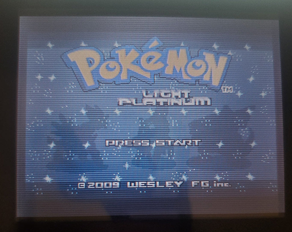 Pokemon Light Platinum GBA ROM Hack Video Game Custom Gameboy Advance