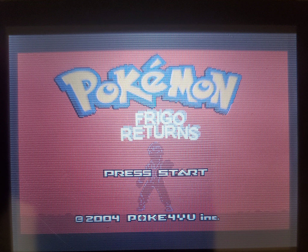 Pokemon Frigo Returns GBA ROM Hack Video Game Custom Gameboy Advance