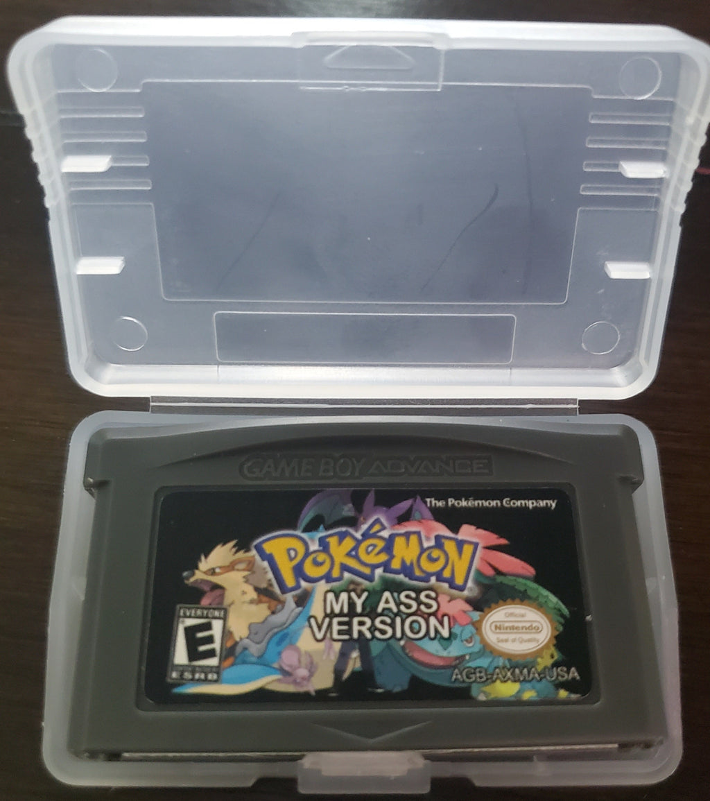 Pokemon My Ass GBA ROM Hack Video Game Custom Gameboy Advance