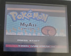 Pokemon My Ass GBA ROM Hack Video Game Custom Gameboy Advance
