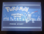 Pokemon Chaos Black GBA ROM Hack Video Game Custom Gameboy Advance