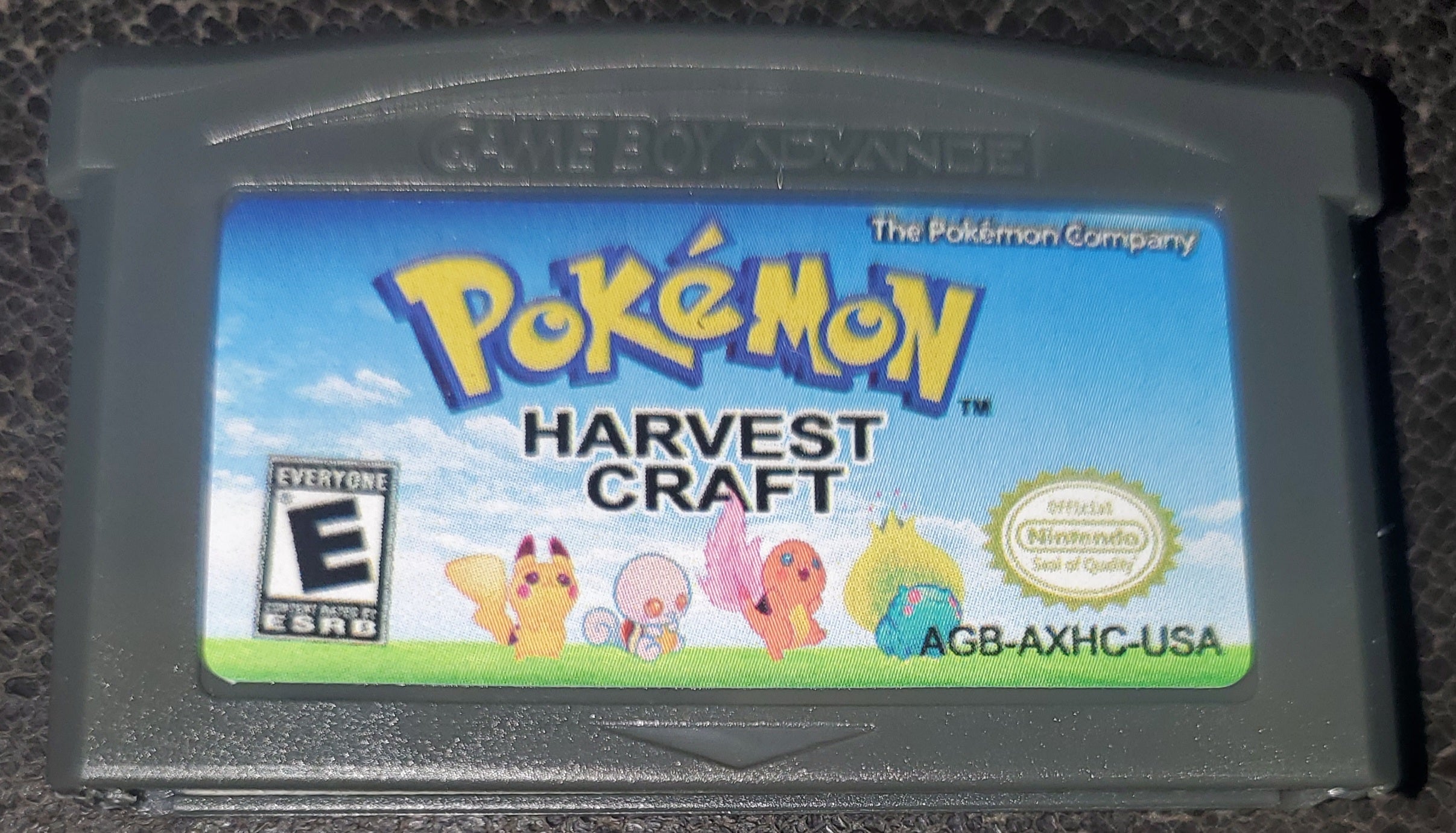 Pokemon Harvest Craft GBA ROM Hack Video Game Custom Gameboy Advance