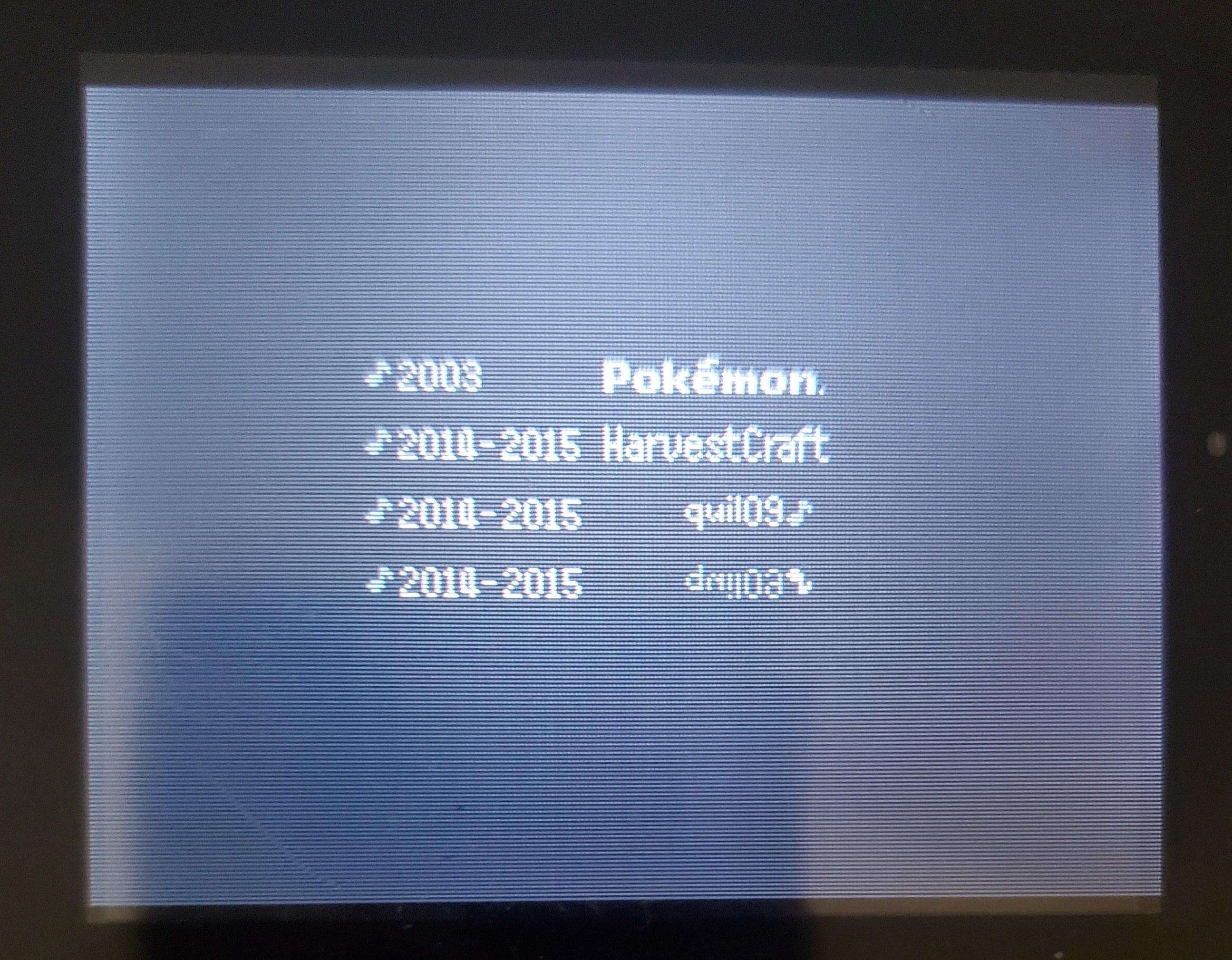 Pokemon Harvest Craft GBA ROM Hack Video Game Custom Gameboy Advance