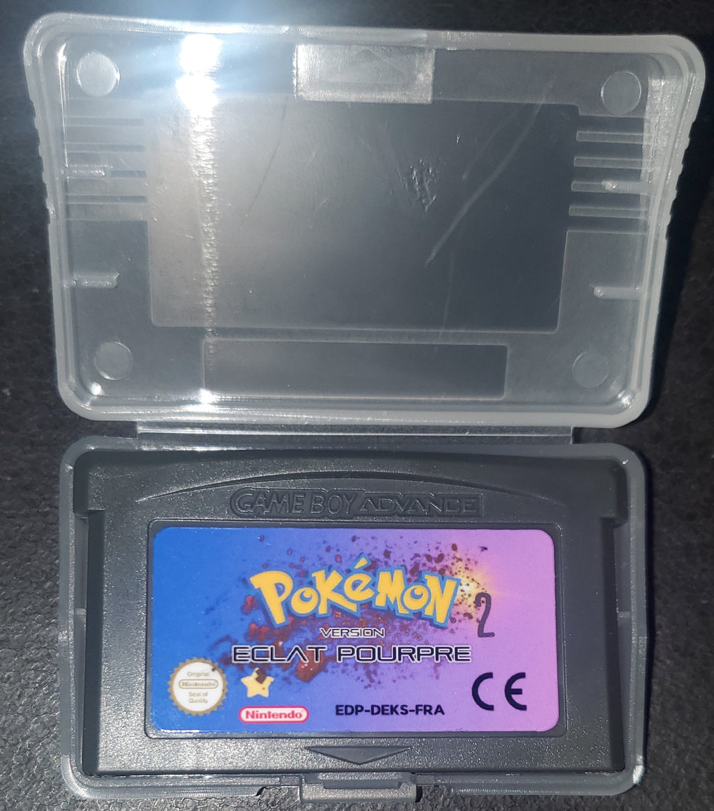 Pokemon Eclat Pourpe GBA ROM Hack Video Game Gameboy Advance French