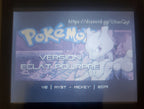 Pokemon Eclat Pourpe GBA ROM Hack Video Game Gameboy Advance French